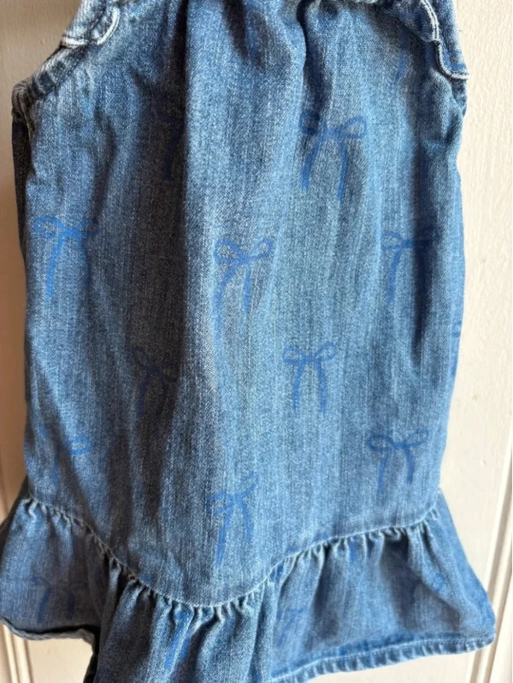 6/12M & 9/12M Baby Girls Denim Old Navy Dress & Cardigan